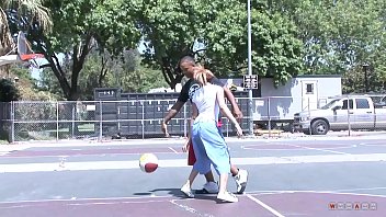 Ebony Hoe Gets a Hard BBC from a Muscled basketball Player